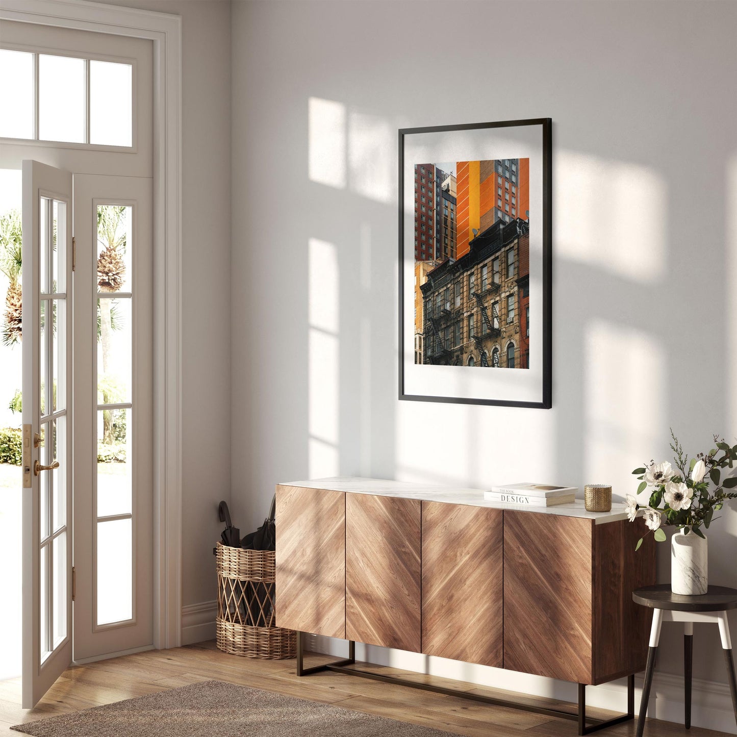 Fine art print of Maine and Oregon 510 Ninth Ave Garment District NYC