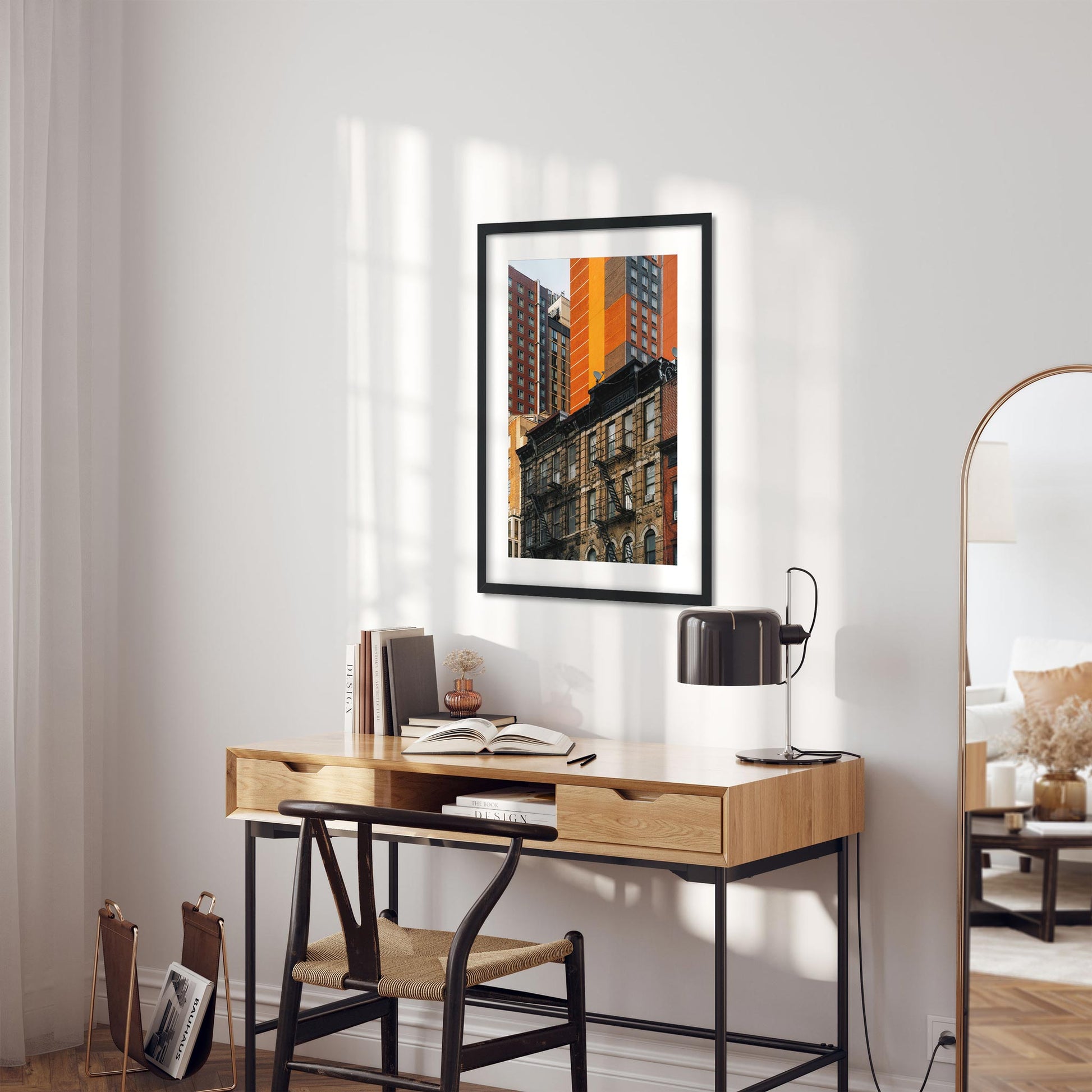 Fine art print of Maine and Oregon 510 Ninth Ave Garment District NYC