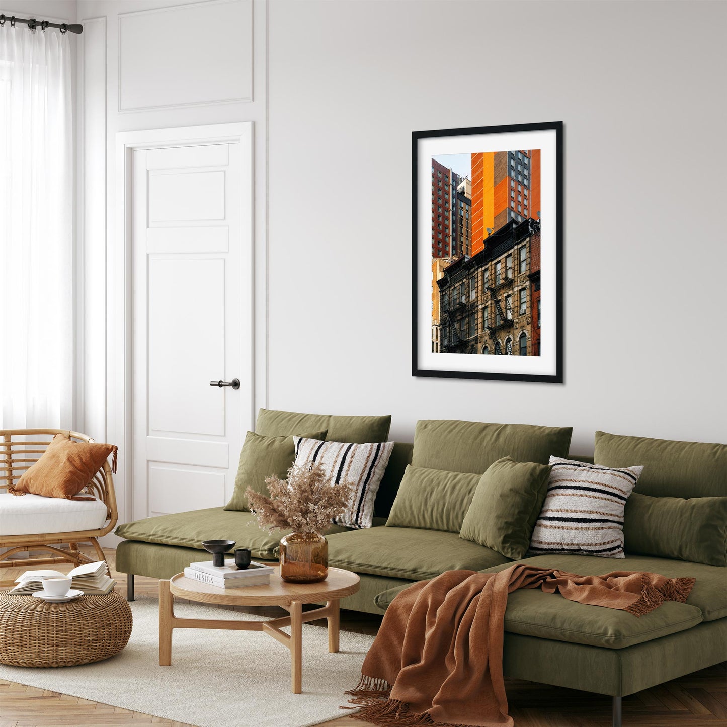 Fine art print of Maine and Oregon 510 Ninth Ave Garment District NYC