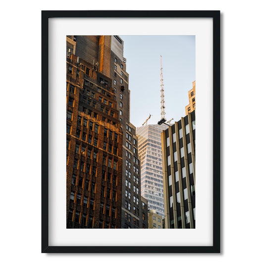 Fine art print of Facades of 10 Times Square Midtown Manhattan