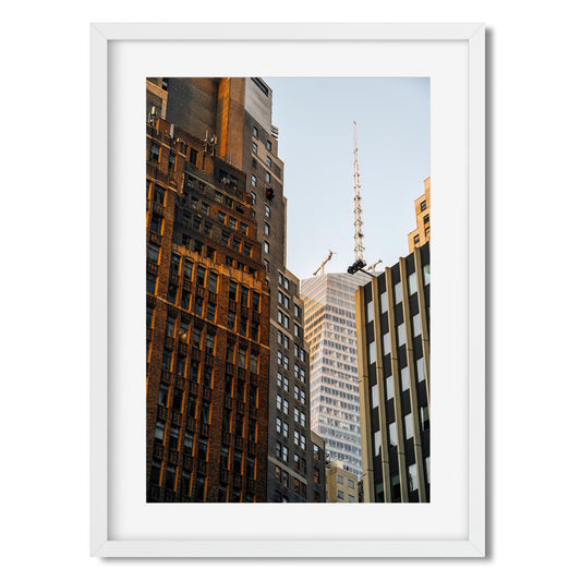 Fine art print of Facades of 10 Times Square Midtown Manhattan