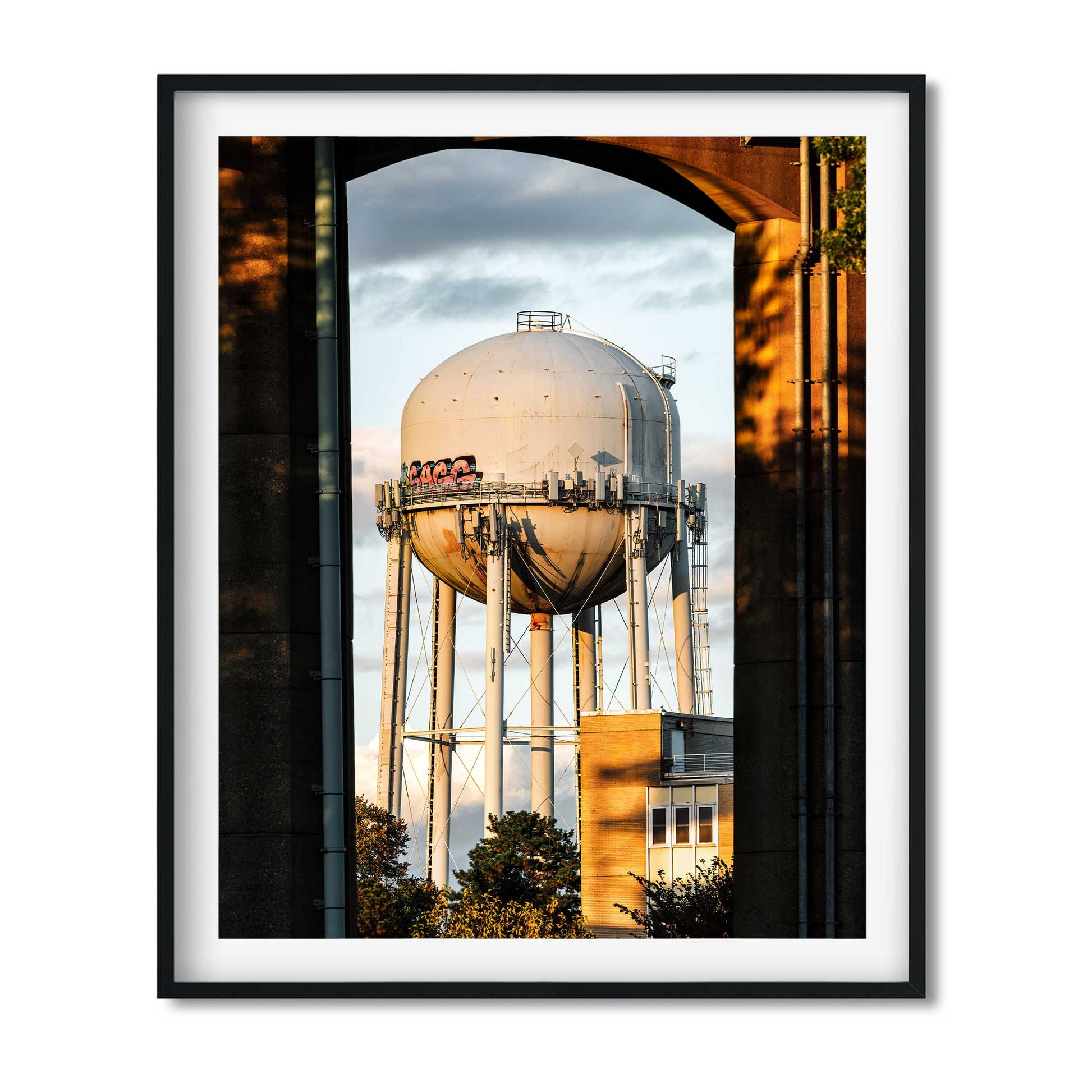 Fine Art Print of Water Tower on Randall’s Island New York City