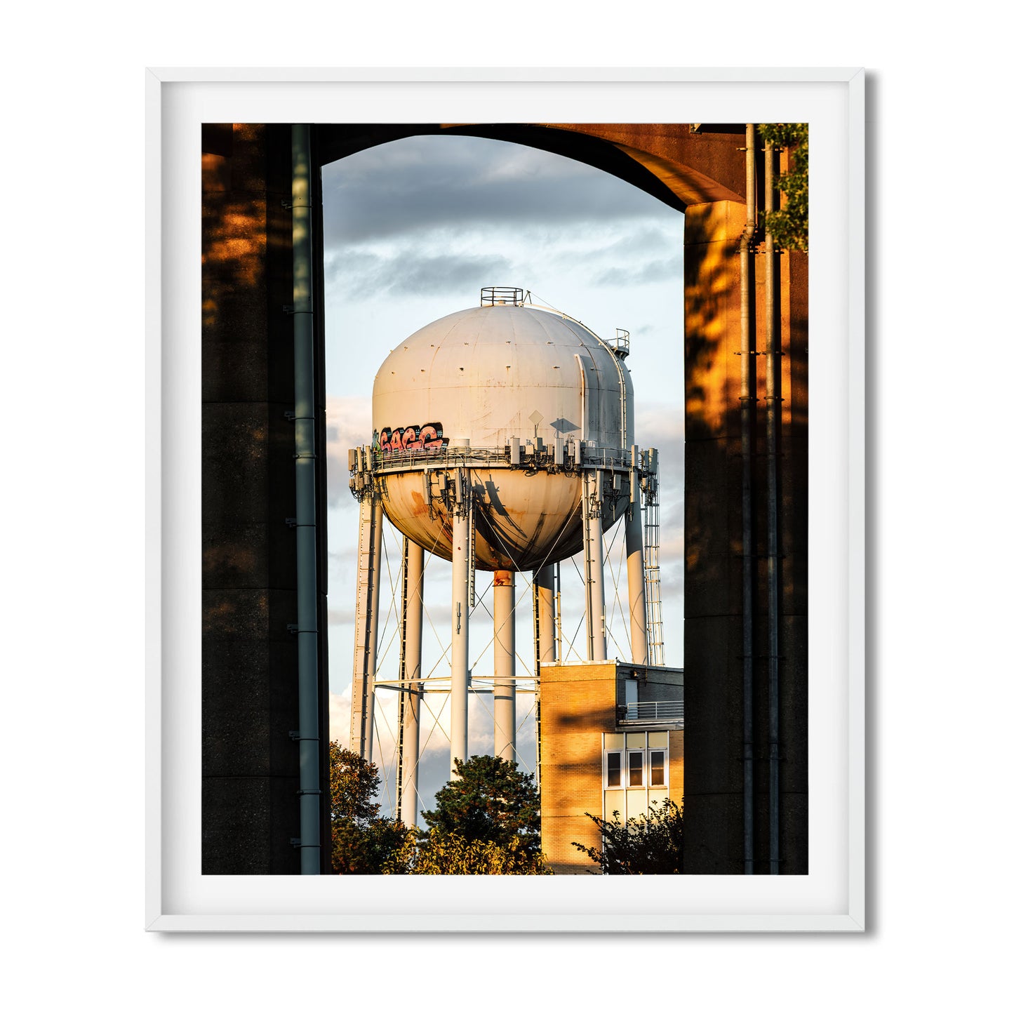 Fine Art Print of Water Tower on Randall’s Island New York City