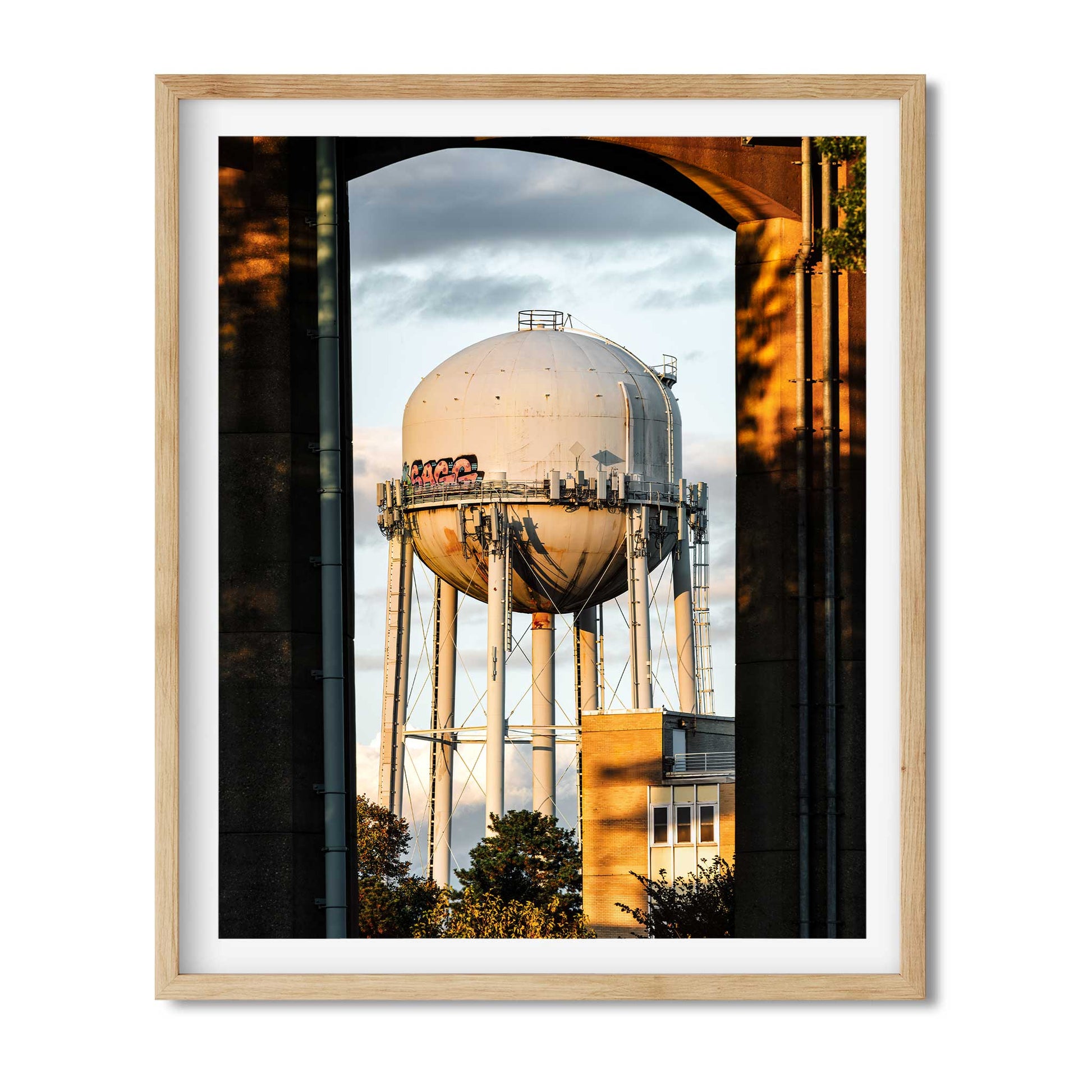 Fine Art Print of Water Tower on Randall’s Island New York City