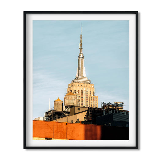 New York City Architecture Photography Color Fine Art Print of Water Tower in Meatpacking District New York City