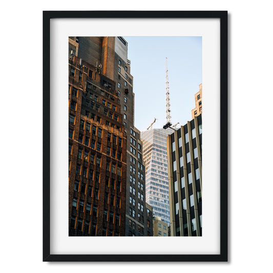 Facades of 10 Times Square Midtown Manhattan 2025