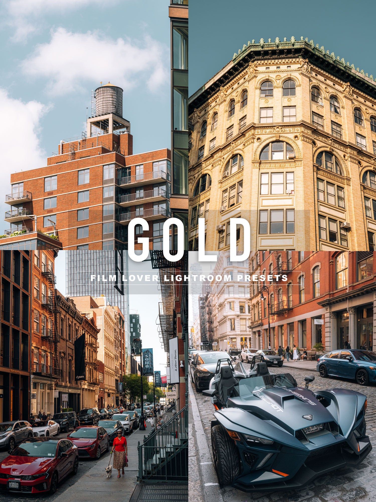 GOLD - FILM LOVER Lightroom Preset