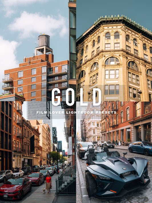 GOLD - FILM LOVER Lightroom Preset