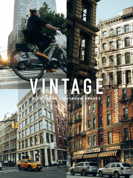 VINTAGE - FILM LOVER - Lightroom Preset