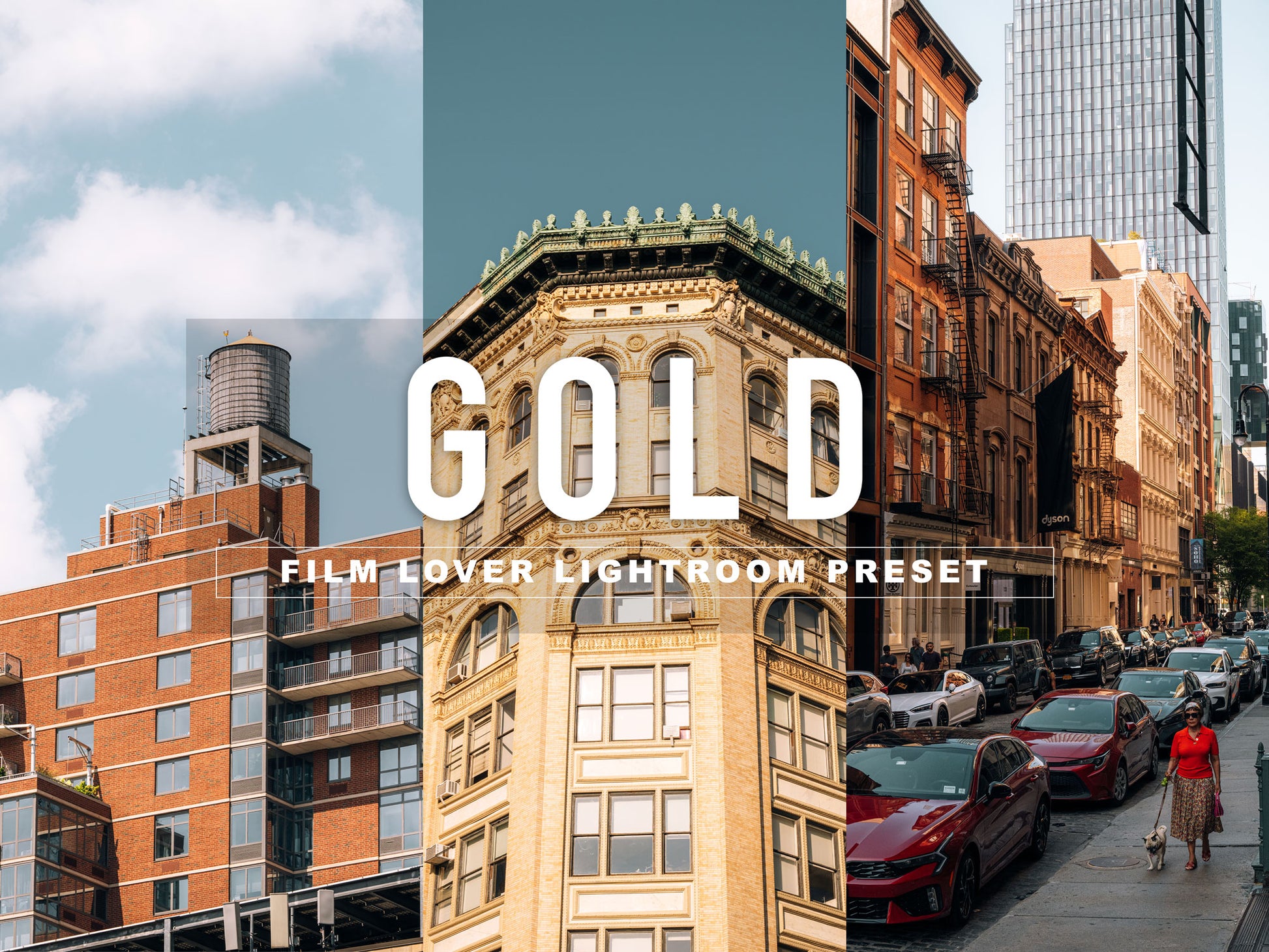 GOLD - FILM LOVER Lightroom Preset