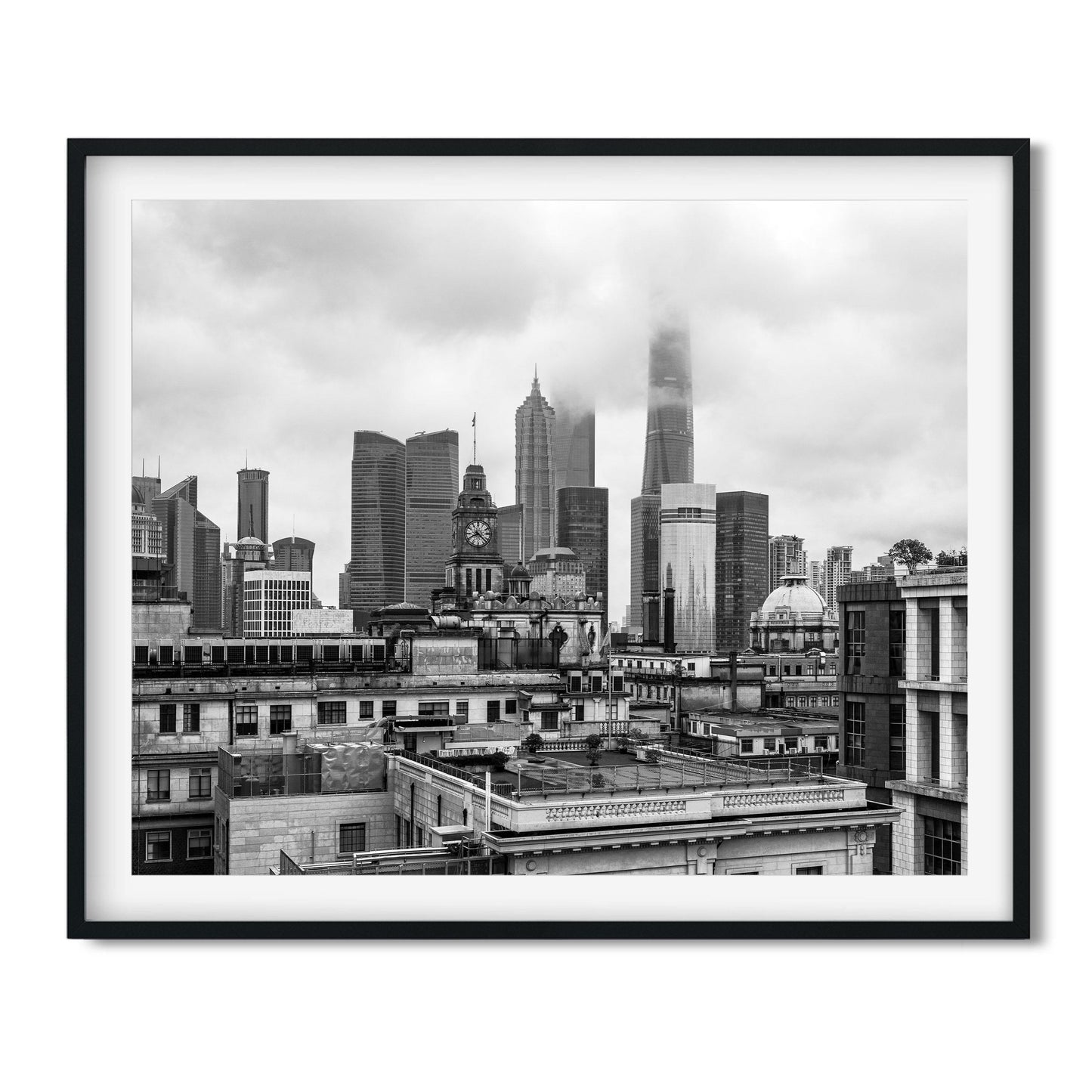 Shanghai skyline in the early morning 2025