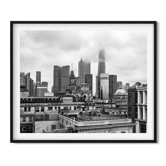 Shanghai skyline in the early morning 2025